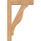 Ekena Millwork Funston Block Smooth Bracket w/ Offset Brace, Western Red Cedar, 5 1/2"W x 22"D x 34"H BKT0604X22X34FST05SWR - alternate 3